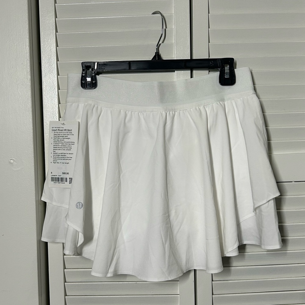 Lululemon Court Rival Skirt
